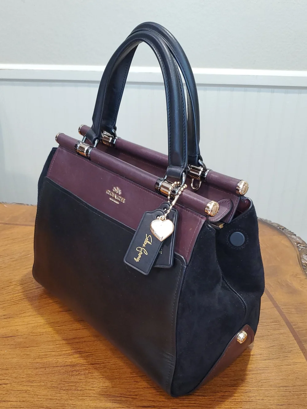 Like NEW Coach x Selena Gomez Colorblock Grace Bag